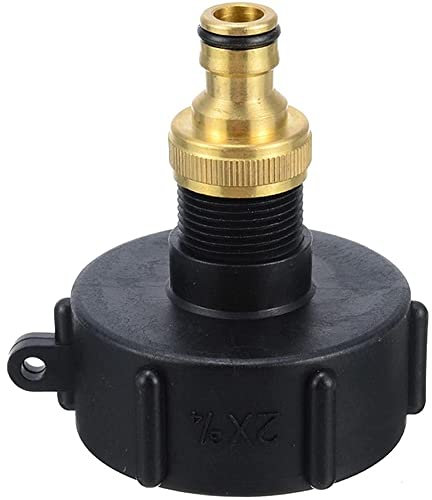 CENPEK Connettore per spruzzi d'acqua Connettore adattatore IBC da 3/4 di pollice per adattatore per valvola tubo flessibile IBC Serbatoio dell'acqua Barile di pioggia 1000L Connettori per acqua