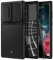 Spigen Optik Armor Hülle Kompatibel mit Samsung Galaxy S22 Ultra -Schwarz