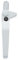 WMS uPVC Finestra Maniglia Cockspur Finestra Maniglia Bianco Doppio Vetro 9mm Backset Sinistra