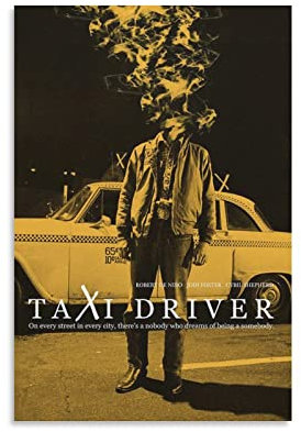Filmposter Taxi Driver Action Comedy Movie Art Poster 2 Leinwanddrucke Poster Geschenke Foto Bild Gemälde Poster Raumdekoration Home Deko 20 x 30 cm