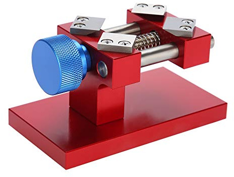 Watch Bezel Opener, Watches Bezel Removal Tool, Professional Watch Case Opener Workbench Watch Repair Kit for Watchmaker, Bezel Removing Tool for The Back Cover Diameter 38-40mm(Red)