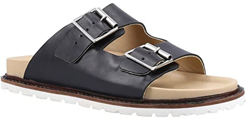 Hush Puppies Female Blakely Mule Sandal, Black, 8