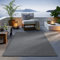 TacaHome Outdoor Teppich I UV-Stabil Für Drinnen und Draußen I Terrasse Balkon Garten Wohnzimmer Badezimmer Küche Flur Läufer | 140 x 200 cm Anthrazit