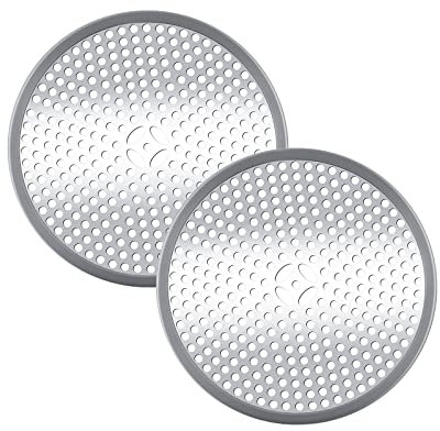 2Pack Shower Drain Hair Catcher Stainless Steel & Silicone Bath Shower Drain Protector Mesh Sink Strainer Drain Filter Shower Plughole Cover for Bathroom/Kitchen/Floor/Tub/Flat Prevent Drain Clog