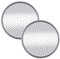 2Pack Shower Drain Hair Catcher Stainless Steel & Silicone Bath Shower Drain Protector Mesh Sink Strainer Drain Filter Shower Plughole Cover for Bathroom/Kitchen/Floor/Tub/Flat Prevent Drain Clog