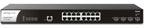 DrayTek VigorSwitch Q2200x Smart Switch, 16 x 2.5GbE Ports, 4 x SFP+ Uplink ports, Layer 2+ VLAN Routing, QoS, IPv6, Rack Mountable