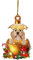 Weihnachtsbaum Katzen Anhänger 2D Acryl Weihnachts Deko Cartoon Acryl Weihnachten Hunde Dekorationen Weihnachtsanhänger Weihnachtsbaumschmuck Ornament Anhänger Funny Katze Auto Anhänger(A27,8cm)