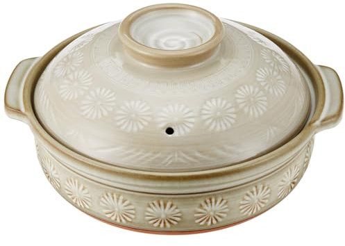 TIKUSAN Donabe Hot Pot japonais Banko Ware fabriqué au Japon (9 Go (3,2 ml.)