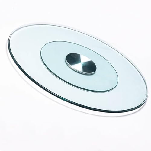 WInara 60/70/80/90/100cm gehärtetem Glas Drehteller, Lazy Susan drehplatte for esstisch, 360º Rotating Tablett ür Küche Esstisch (Size : 100cm/40in)