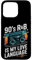 Hülle für iPhone 15 Pro Max 90's R&B Is My Love Language Boombox Design for Music Lovers