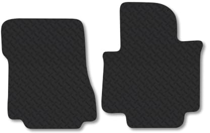 Compatible with Nissan NV200 (2009+) 5mm Rubber Car Mats | Heavy Duty Rubber Tailored Fit Floor Mats Full Coverage Durable Waterproof Accessories Easy Clean Anti Slip Made in the UK