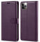 VEGOSCASE Custodia per iPhone 11 Pro, Custodia a Libro in PU Pelle, Cover a Libro Magnetica [Blocco RFID] Portafoglio con Slot per Schede per iPhone 11 Pro, Viola