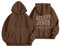 Topassion 2024 Jesus Loves You Hoodie Rundhals Damen Kapuzenpullover mit Taschen Oversize Christliches Pullover Kordelzug Sweatshirt Freizeit Sport Langarmshirt Training Pulli Streetwear(Brown,S)