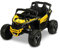 TOYZ by CARETERO Maverick Elektrisches ATV - Buggy Ride-On - 4x4 Antrieb mit 800W - Eva Schaumstoffreifen, Federung, LED Lichter, Fernbedienung - Bluetooth, FM Radio & USB - Alter 3-8 - Gelb