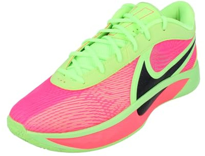 Giannis Freak 6 Basketballschuhe (HJ9109-300, Lime Blast/Hyper Pink/Pure Platinum/Metallic Silver), Lime Blast Metallic Silver 300, 45 EU