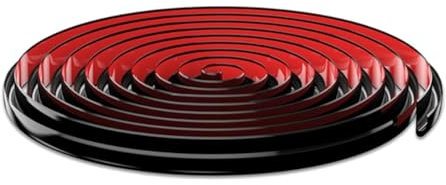 Sirxlevcy Wohnmobil Caravan Dach Regenwasser Rinne PVC Wasserrinne Einfache Installation Wohnmobil Dachentwässerungssystem für Campingfahrzeuge Schwarz