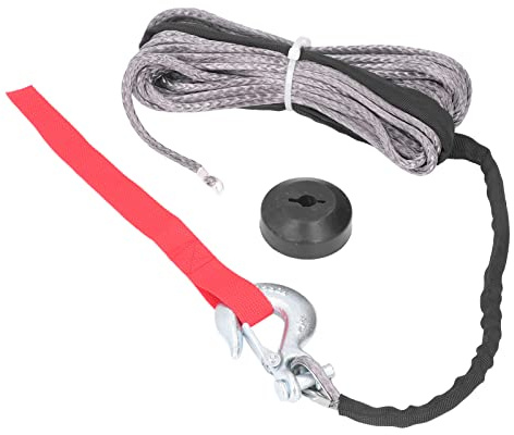 TARSHYRY Winch -Seilkit, Nylon Metal mit Zubehör Synthetic Winch Seil Kit ATV Seil für Fahrzeug