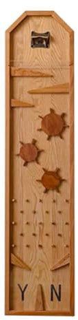 Vituord Décapsuleur avec Récupérateur De Capsules, Jeu De Collection De Capsules De Bière Et De Soda en Bois Rustique, Décapsuleur Mural Amusant, Décoration De Bar Et De Salon