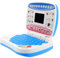 Kisangel Ordinateur Portable Éducatif pour Garçon Fille Ans Simulation Apprentissage avec Écran LED et Musique Interactif Bleu pour Éducation Précoce et Activités Ludiques