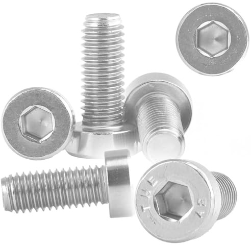 5 Stück Zylinderschrauben M8x20 Innensechskant Edelstahl A2 Zylinderkopf Schrauben niedriger Kopf DIN 7984 WIBTEC®