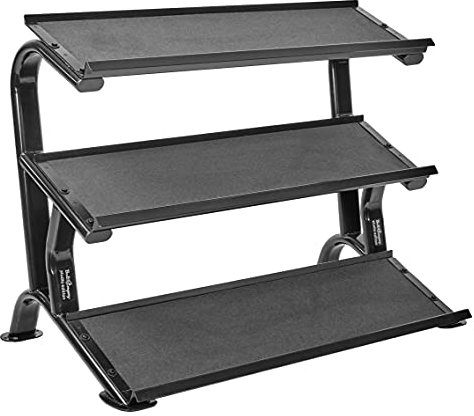 Bad Company Kurzhantel Ablage-System für 14 Hexagon Hantel Paare I BCA-117 (3-stöckig)