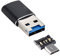 chenyang Lettore di schede USB 3.0 portatile per schede Micro SD TF con adattatore OTG Micro USB 5Pin