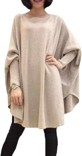 FTCayanz Damen Fledermaus Tunika Top Plus Größe Bluse