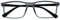 OPULIZE Ink Fernbrille Kurzsichtigkeit Groß Rechteckig Rahmen Federscharniere Kratzfest Grau Herren Damen M4-7 -2.00