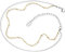 Engelsrufer Damen Fußkettchen Twin, Edelstahl Bicolor mit Gold-Ionenplattierung, verstellbar, nickelfrei