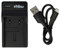 vhbw USB Ladegerät kompatibel mit JVC BN-VF707, BN-VF707U, BN-VF714, BN-VF714U Kamera Camcorder/Akku - Ladeschale, Ladeanzeige, 8,4 V