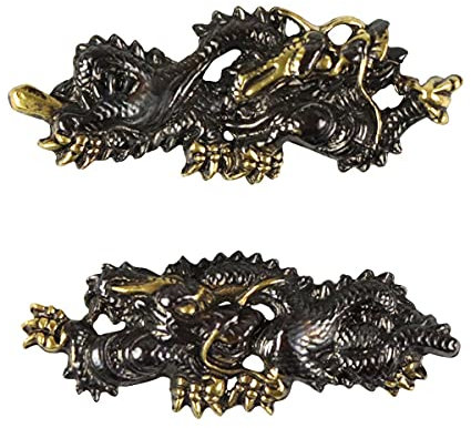 DerShogun Menuki du Japon Dragon pour Katana