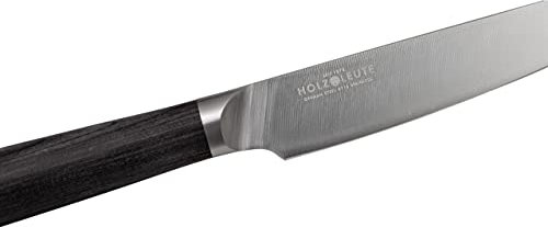 Holz-Leute Kihito Pur Allzweckmesser | Klinge aus rostfreiem Edelstahl | Griff aus Ebenholz | gut ausbalanciertes Küchmesser