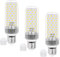 OLEVOLT LED Bombilla E27 Blanco Neutra 4000K 2000LM Maiz Bombillas 20W Equivalente Lámpara Halógena de 200W No Regulable Sin Parpadeo Iluminación E27 LED Tornillo Edison Águlo 360° Paquete de 3