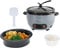 Eamoment ERC-5P07SL 1L | 400W Cuiseurs à riz & insert vapeur Warm & Cook 1-5 personnes marmite à revêtement antiadhésif, cuillère à riz et tasse à mesurer
