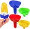4Pcs Drip Free Popsicle Holder, Ice Lolly Moulds Holder with Straw, Reusable Lollipop Holder, Ice Lolly Popsicle Holder Drip Catcher for Kids