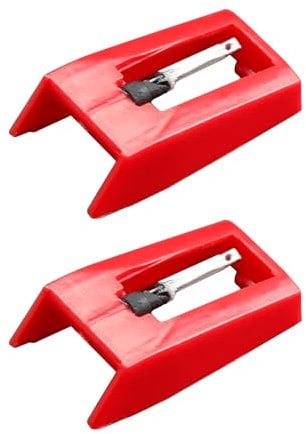 Rumyve2pcs Record Player Needle,Vinyl Record Player Diamond Replacement Reedle,Turntable Diamond Replacement Needle