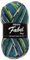 Frida's Wollhaus Drops 50 g Fabel Sockenwolle Schurwolle superwash Garn Stricken Häkeln 45 Farben (677 | Grün/Türkis)