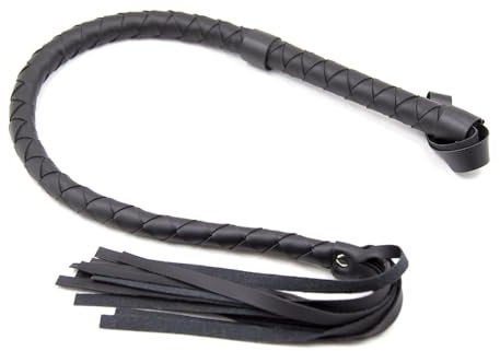 Indiana Jones Stil Leder Bullenpeitsche 120cm Flechten Schlangenpeitsche Aus Leder Bastelkostümpeitsche Für Reiter Trainer Anfänger (85)