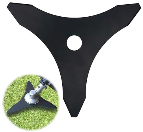 Dickichtmesser, Darryy 3 Zahn Messer Freischneider, Messer für Motorsense 25.4 Mm, Mulchmesser Universal, Klingen für Motorsense, Freischneider Zubehör, Messer Trimmerkopf für Freischneider Benzin