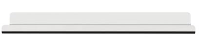 Blomus Wandregal -MODO- | Regal aus Edelstahl | Größe S 10,5L x 51,5B x 4,5H cm | Hängeregal | Hochwertiges Design | Modernes Badregal (Poliert)