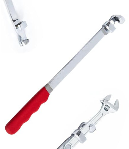 KBIBCK Schraubenschlüssel Verlängerung, 38cm Schlüsselverlängerung, Schraubenschlüssel-Verlängerungswerkzeug, Verlängerung Universal Schraubenschlüssel Extender für Mechaniker und Autoreparaturen