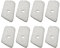 8 filtros de aire for cortacésped Husqvarna 128C, 128CD, 128L, 128R, 128LD, 128LDX y 128DJX. Repuesto for herramienta de jardín 530150253.