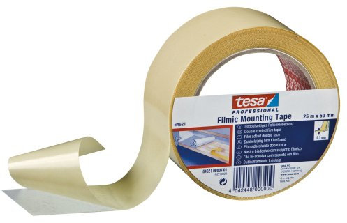 Tesa - Nastro biadesivo, 50 mm x 25 m