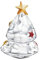 Swarovski Weihnachtskristallfigur 2.7 x 4 cm Rocking Christmastree 1054563