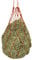Kerbl Heunetz Heuraufe Beschäftigungsnetz Heusack Futternetz, Maschen 10 x 10 cm, Rot