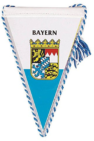 Miniwimpel Wimpel 10 cm Banner Auto Fahne - Bayern - 07716