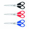 Westcott E-31032 00 Büro Schere, 17 cm, 3-er Set, schwarz/rot/blau