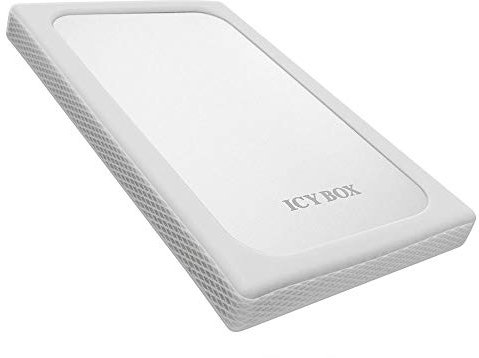 ICY BOX Externes USB 3.0 Gehäuse für 2,5 (6,35 cm) SATA HDD/SSD (bis 6 Gbit/s) mit UASP und Silikonschutz, IB-254U3