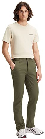 Dockers Herren Alpha Original Khaki Slim Hose