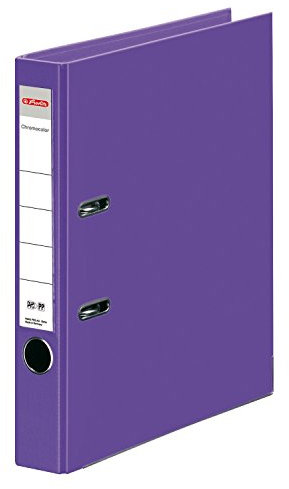 Herlitz 10 Stück Aktenordner max. file protect plus Polypropylen INT/EXT-Rücken 50 mm flieder